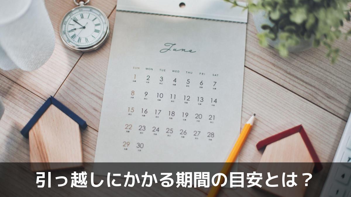 カレンダーとミニチュア木製の家と電卓