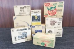 写真：コンビニで入手したダンボール