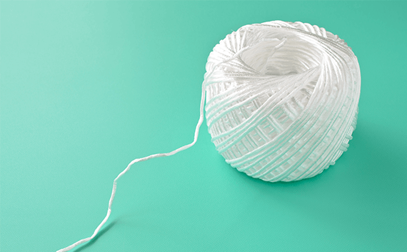 写真:ビニール紐